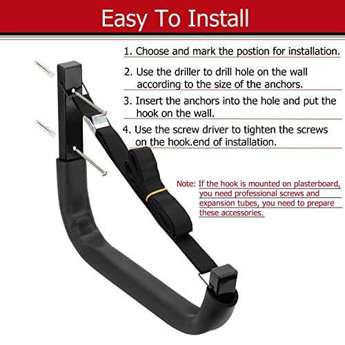 Kayak Storage Racks, Canoes Garage Storage Hooks - Image 5