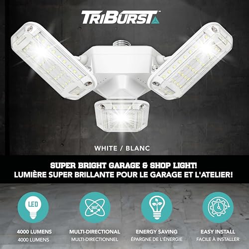 TRIBURST SHOPLIGHT PRO 360 LED Garage Lights - LED Light Bulb - Image 3