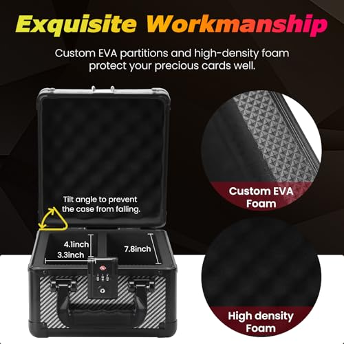 ZINHO Graded Card Case Upgraded Sports Card Storage Box - Image 5