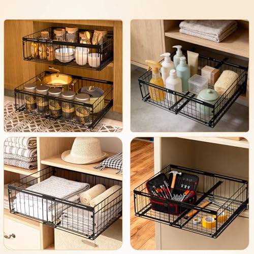 2Pack Expandable Pull Out Cabinet Organizer | Home Organization - Image 4