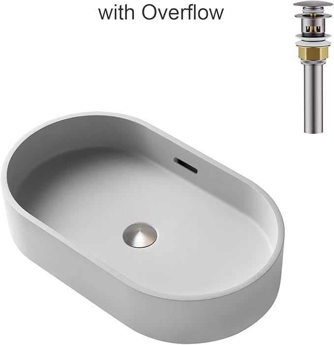 Bathroom Sink Drain with Strainer Basket and Pop-Up Drain Stopper Set (Brushed Nickel, with Overflow)