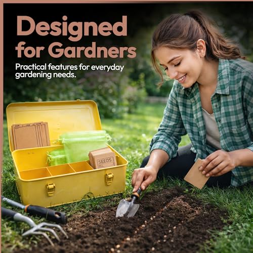 Seed Storage Organizer - Metal Garden Seed Storage | Home Organization - Image 5