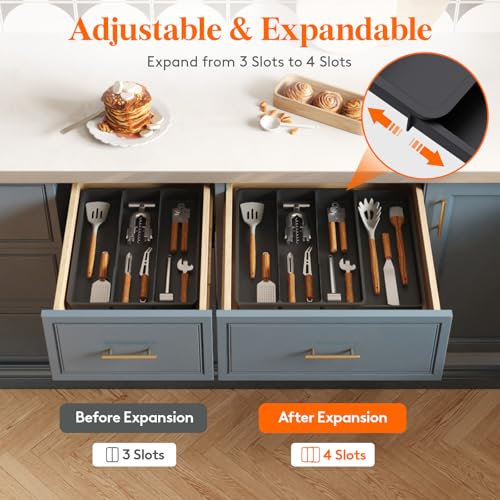 Lifewit Utensil Organizer for Kitchen Drawer, Expand | All Products - Image 5