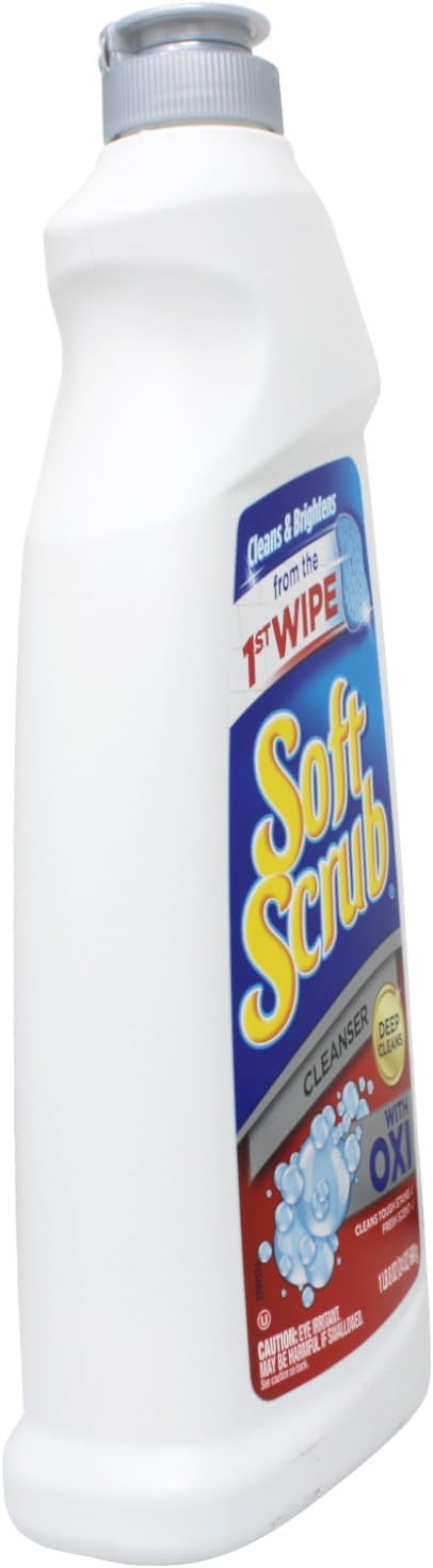 Soft Scrub Oxi Cleanser, 24 Ounce (4 Pack)