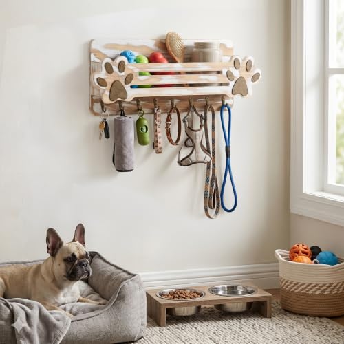 Farmhouse Dog Leash Holder for Wall, Cute Wall Mount Dog - Image 6