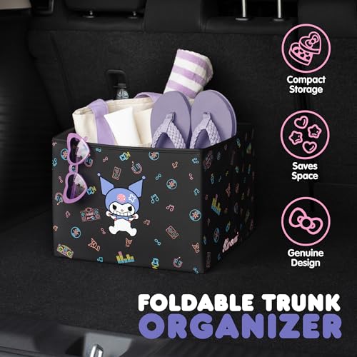 Sanrio Kuromi Car Trunk Organizer and Storage Bin | Home Organization - Image 4