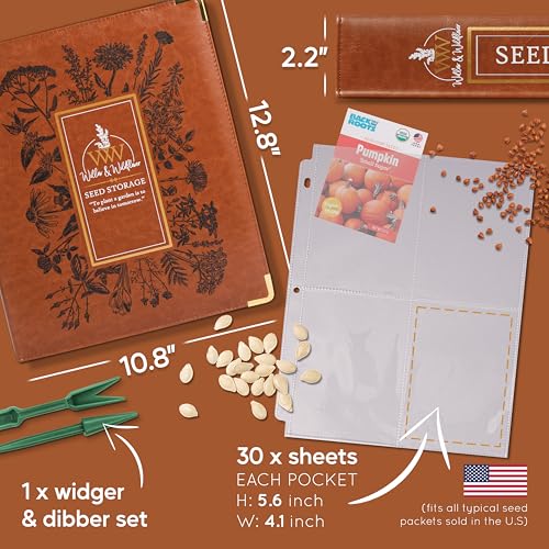 Willow and Wildflower Garden Seed Organizer Binder, Seed - Image 4