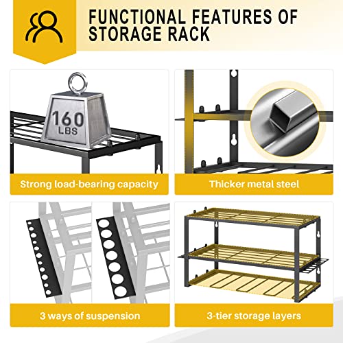SPACECARE Power Tool Organizer- 1 Pack 3 Layers Rack for 4 - Image 5