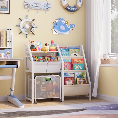 LATIBELL Kids Bookshelf Toy Storage Organizer & 2 Bi | All Products - Image 4