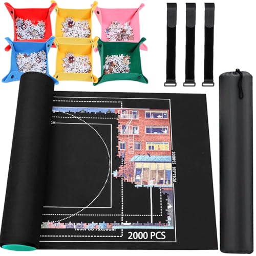 Jigsaw Puzzle Mat Roll Up - 2000 1500 1000 500 Pieces - Image 2