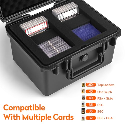 Graded Card Storage Box - Sports Trading Card Slab Case - Image 7