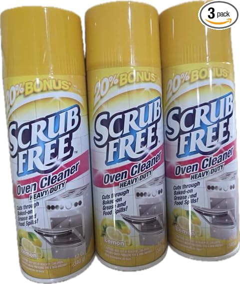 Oven Cleaner~ Heavy Duty- Scrub Free (3 pk- 12 0z ea. 36 ozs total)