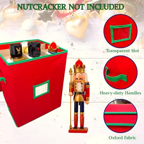Large Christmas Nutcracker Storage Container | Home Organization - Image 6