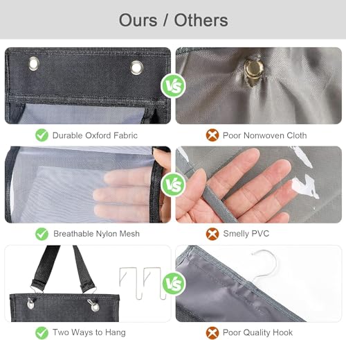 DHSFKBE Legging Organizer, Foldable Hanging Closet | Home Organization - Image 6