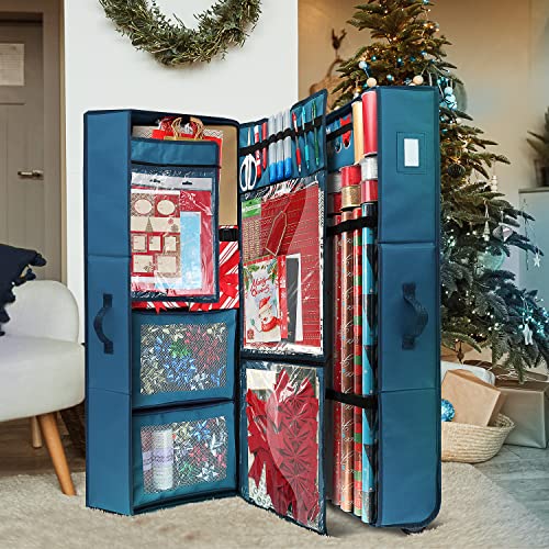 Hearth & Harbor Wrapping Paper Storage Container | Home Organization - Image 3