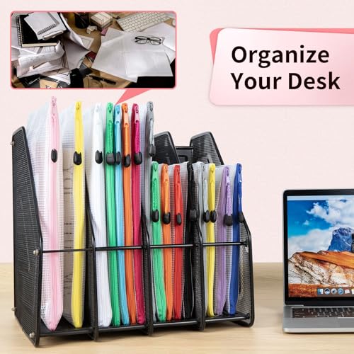 Umriox 12 Pack A3 Mesh Zipper Pouch Bags, Board Game - Image 7