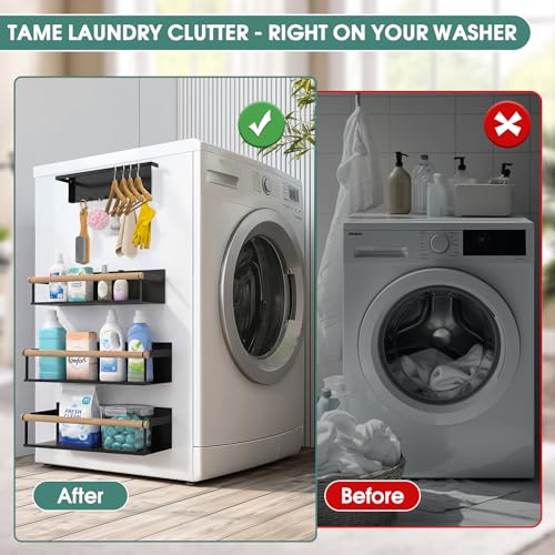 POLRAI 4 Pack Magnetic Shelves for Washing Machine M | All Products - Image 5