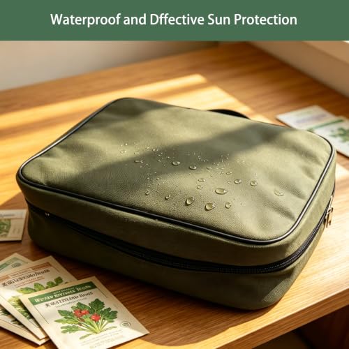 Seed Storage Organizer Binder with 20 Pcs Seed Envelopes & - Image 5