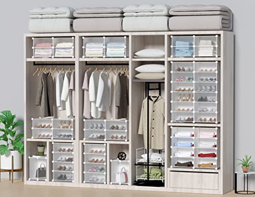 HOMIDEC Shoe Storage, 10-Tier Shoe Rack Shoe Organizer for Closet - Image 5