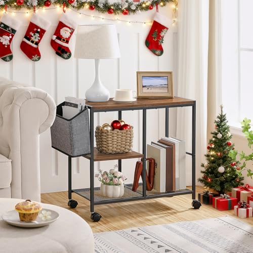 MAHANCRIS Printer Stand with Storage Bag, 3-Tier Mobile - Image 5