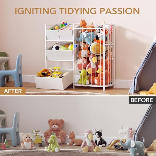 BBLIKE Toy Storage Organizer, Stuffed Animal Storage - Image 7