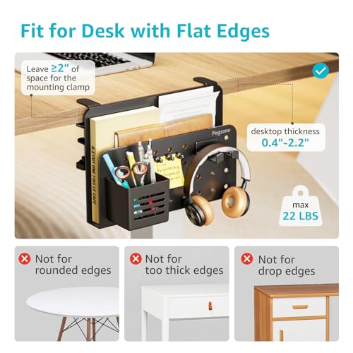 PEGZONE Desk Side Storage Organizer, Fits Flat Edge | All Products - Image 3