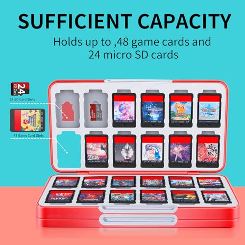MOSAHOLL Switch Game Card Case Holder - Portable Game Organizer - Image 3