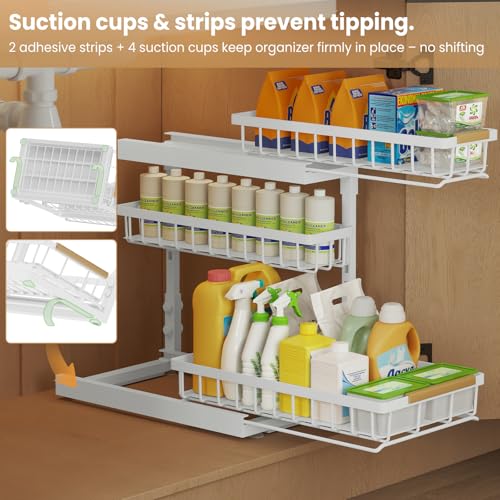 Under Sink Organizer and Storage 1 Pack 3 Tier Kitch | All Products - Image 7