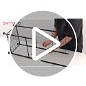 SWTYMIKI Narrow Towel Storage for Bathroom - 3-Tier Towel Rack - Image 8