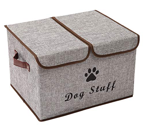 Dog Toy Box with Lid - Storage Organizer for Toys - Perfect - Image 2