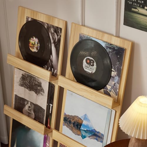 LELELINKY Wall-Leaning Vinyl Record Holder with 3 Tier - Image 6