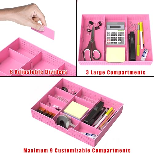 Simple Houseware Drawer Organizer Tray, 9 Adjustable | All Products - Image 4