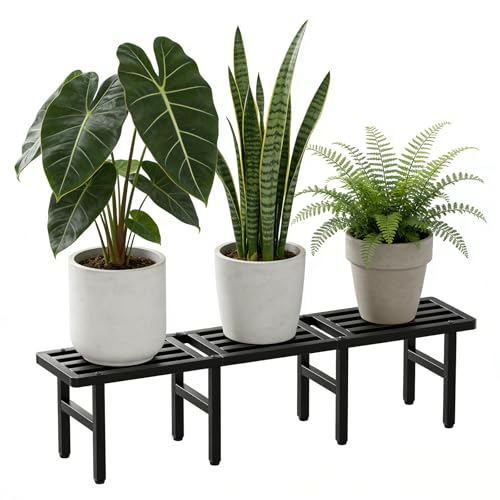 Modular Metal Plant Stand, Heavy Duty Expandable Plant Pot Shelf - Image 2