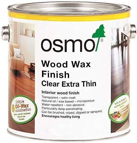 Osmo Wood Wax Finish Extra Thin, 1101 Clear - .125 Liter