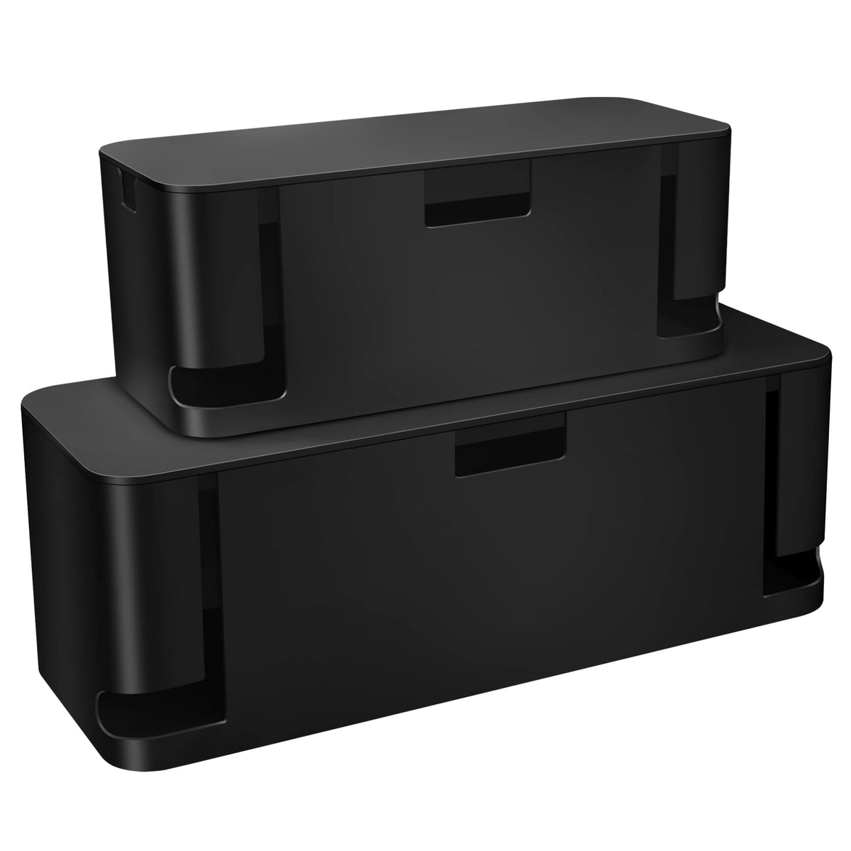 ZhiYo 2 Pack Cable Management Box, Medium & XL - Image 1