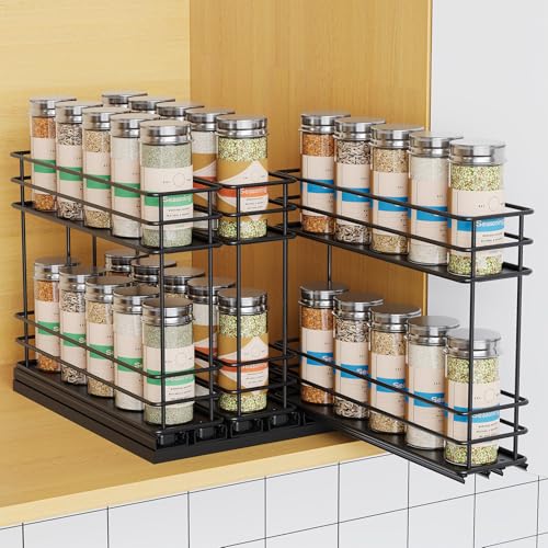 Mystozer Pull Out Spice Rack Organizer for Cabinet, Slide - Image 2