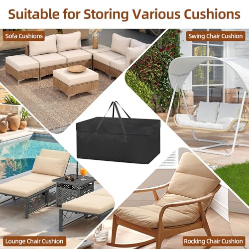 Demao Extra Large Outdoor Cushion Storage Bags,Heavy Duty - Image 8
