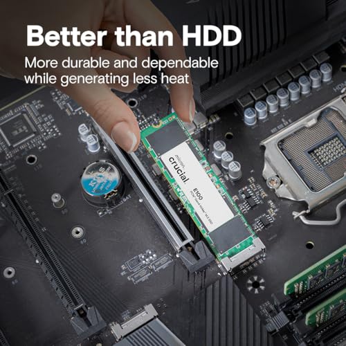 Crucial E100 SSD 480GB M.2 NVMe PCIe Gen4 Internal SSD, Up to 4 - Image 5