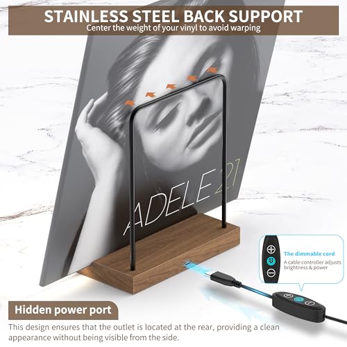 Now Playing Vinyl Record Stand, Light Up Vinyl Record - Image 5