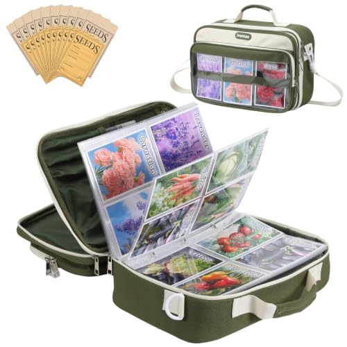 Seed Storage Organizer for Gardeners, Front Pocket | Home Organization - Image 2