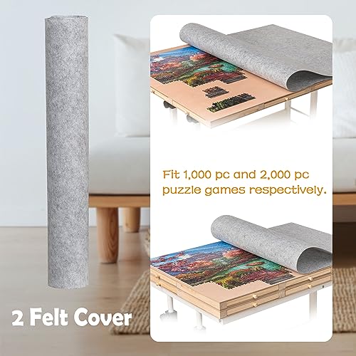 Tektalk 2000 Piece Foldable Puzzle Board with Height - Image 6