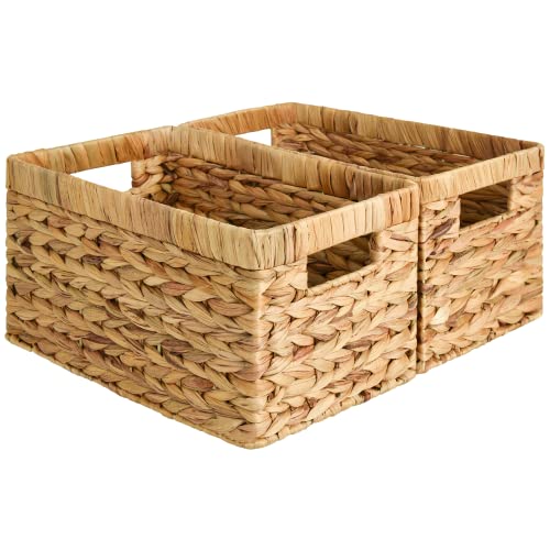 StorageWorks Wicker Baskets, Wicker Storage Baskets for Shelves - Image 2