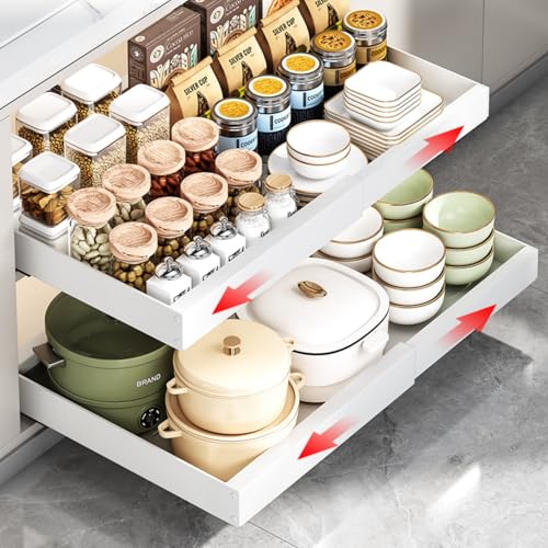 1PCS Expandable Pull Out Cabinet Organizer pots and pans - Image 3