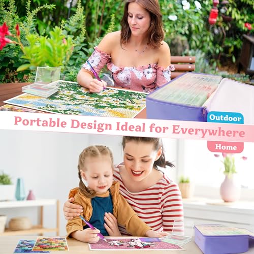 twivah 27PC Diamond Art Storage Containers, Diamond - Image 8