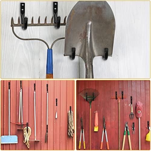 KURUI Metal Wall Hooks for Hanging Heavy Duty, 6Pcs Garage - Image 5