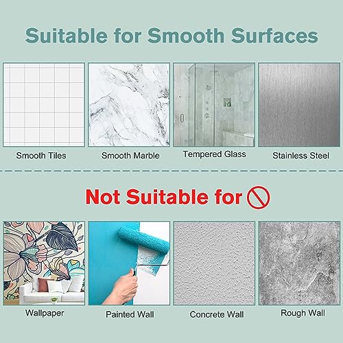 4PCS Shower Caddy Adhesive Sticker Replacement Hook for Corner - Image 5