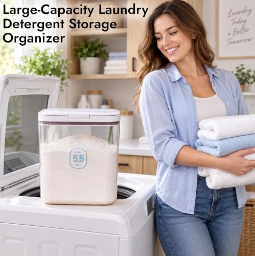 Laundry Detergent Container - 5.5L/12Lbs Laundry Soap - Image 3