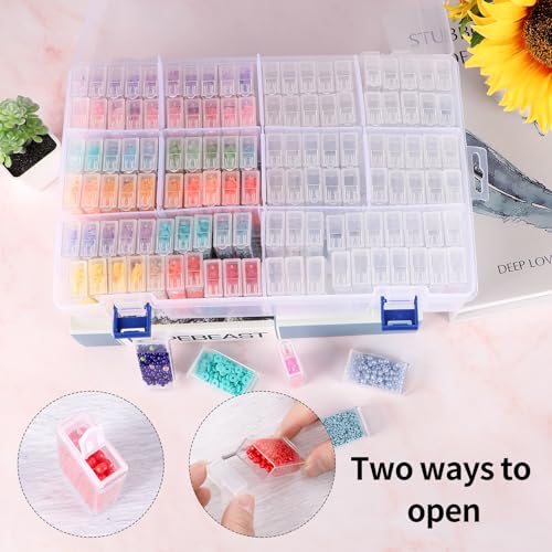 SGHUO Diamond Painting Storage Container 120 Slots Bead - Image 7