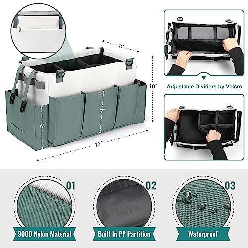 LANDNEOO Cleaning Caddy Organizer with Handle, Wearable Bag - Image 3