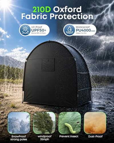Bike Storage Shed Tent,Bike Cover Waterproof Outdoor - Image 4